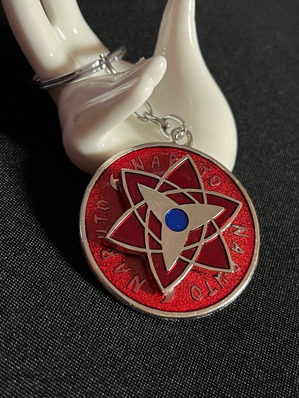 Llavero Spinner Naruto - Logo Sharingan Sasuke