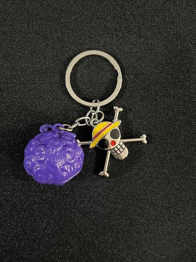 Llavero One Piece - Fruta+Logo Mugiwara