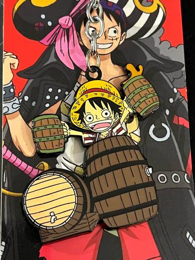 Llavero One Piece - Luffy barril