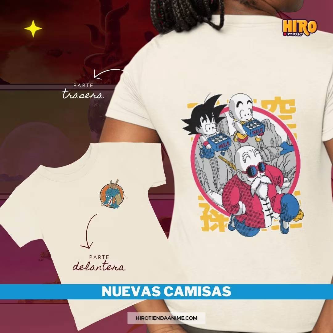 Camisa Dragon Ball Doble Estampado Mod.1
