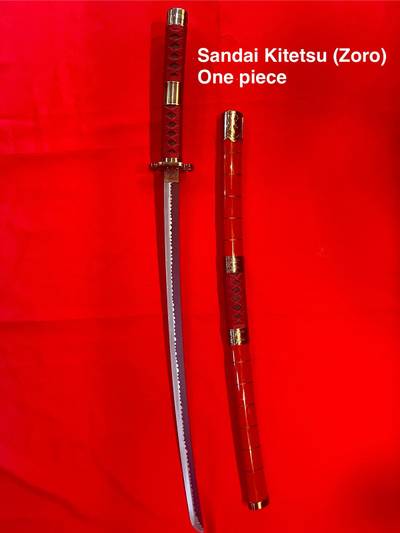 Katana Kitetsu Zoro Cosplay-One Piece
