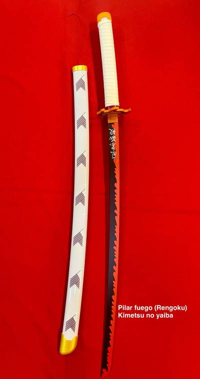 Katana Rengoku Cosplay-Kimetsu No Yaiba