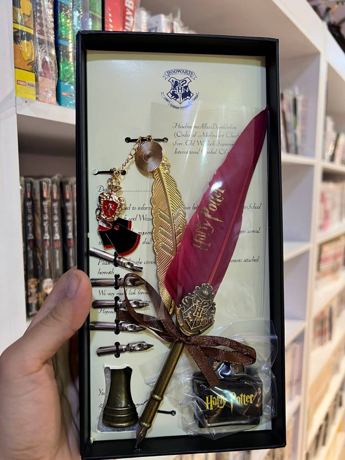 Set de Plumas Harry Potter Mediano