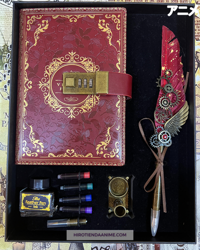 Set de Plumas y Agenda Harry Potter