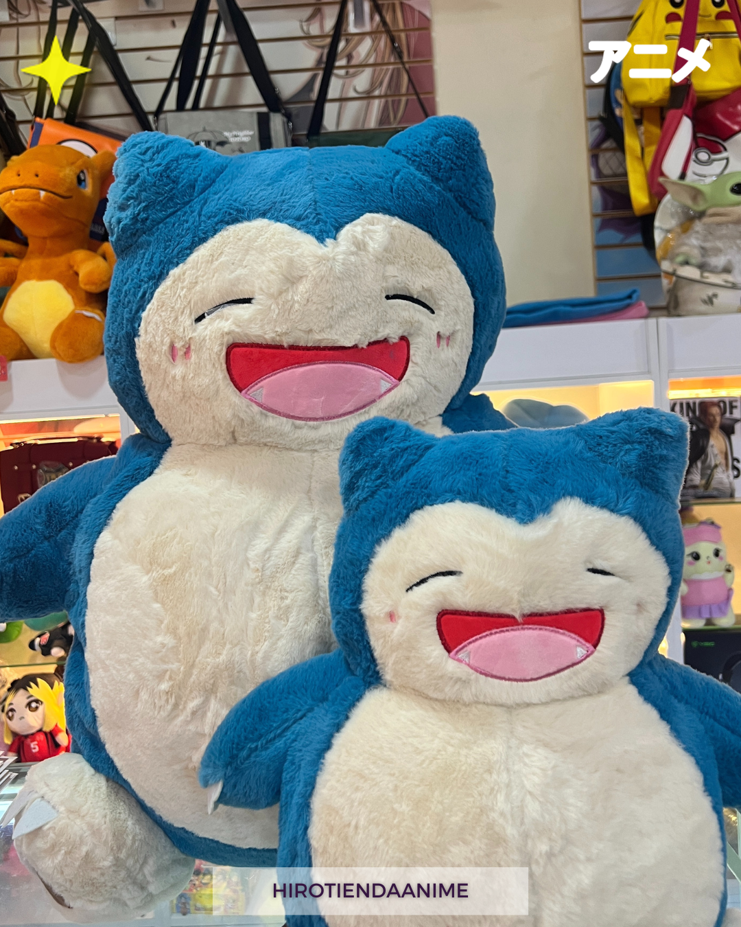Peluche Snorlax – Versión Grande y Mediana