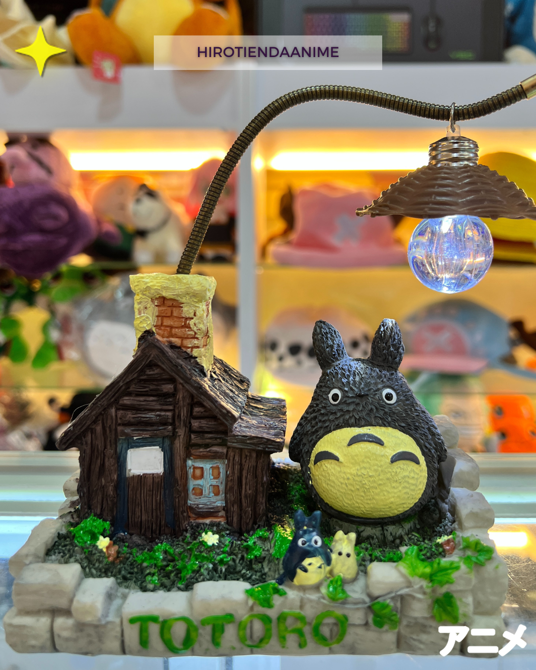 Lámpara Decorativa Totoro Casa – Studio Ghibli ✨🌙