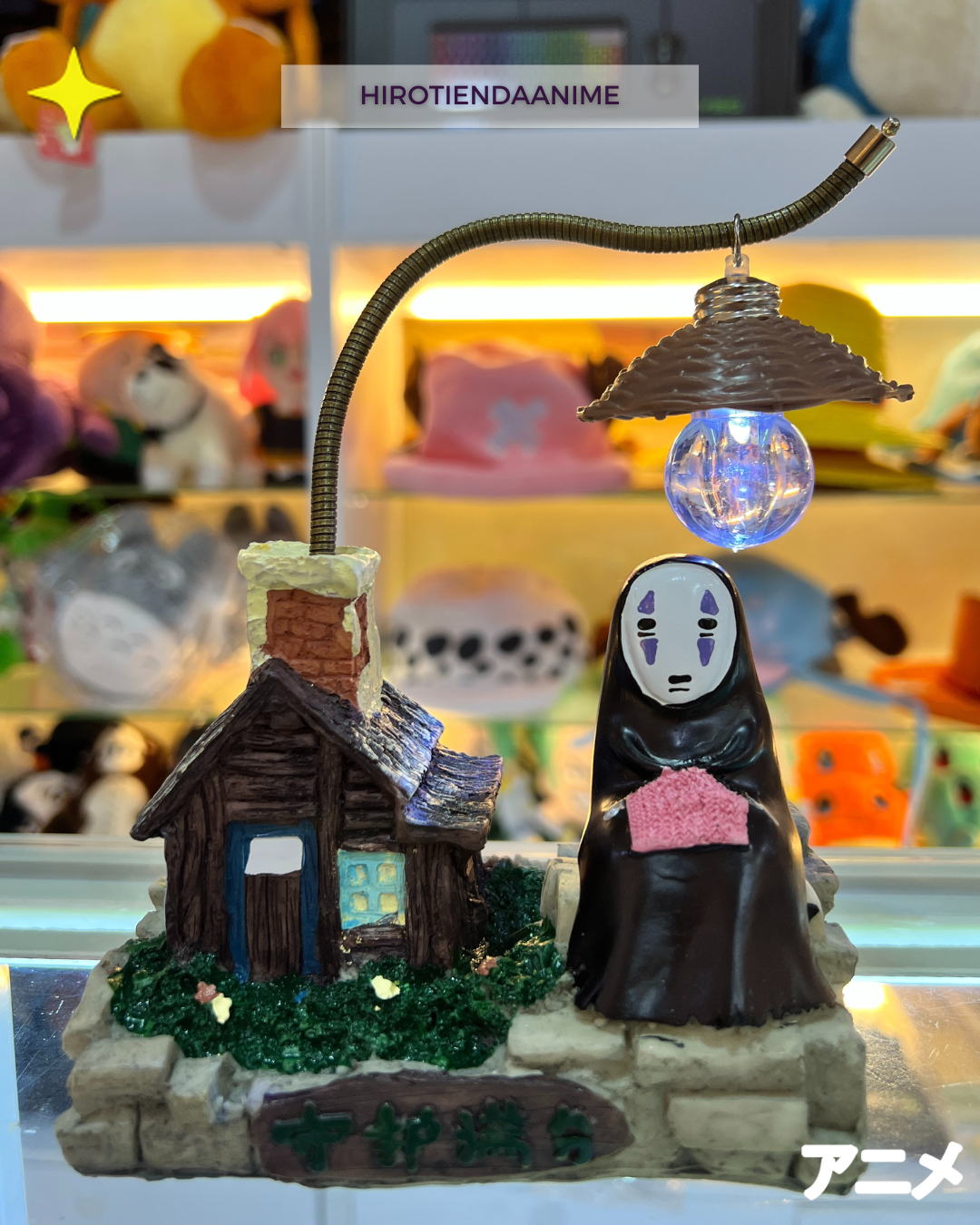 Lámpara Decorativa Sin Cara – Studio Ghibli ✨🌙