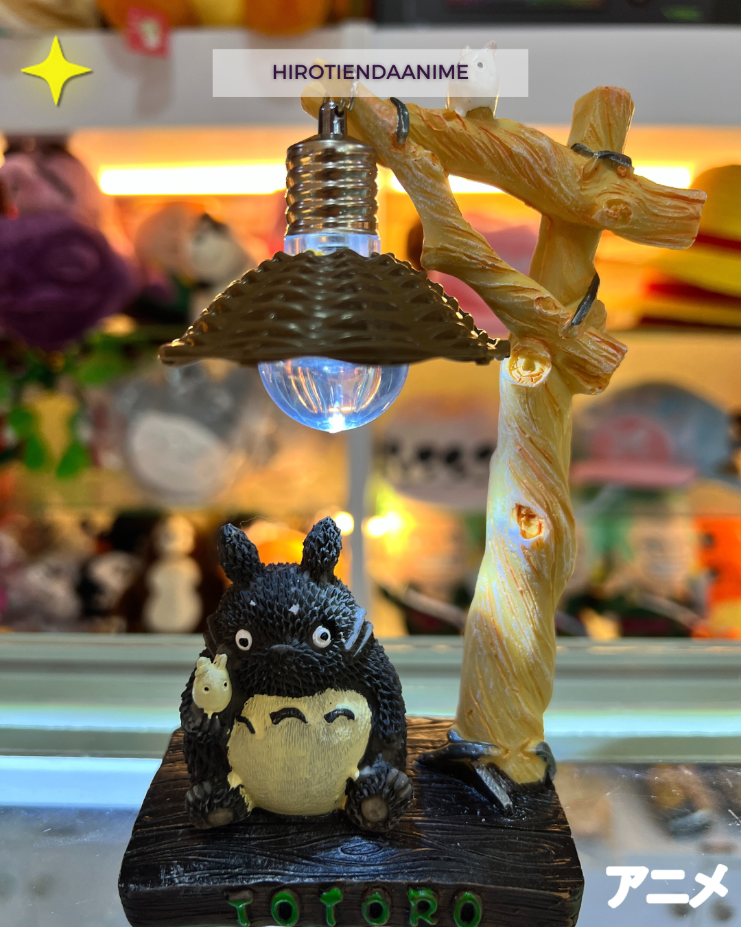 Lámpara Decorativa Studio Ghibli en Tronco🌳✨