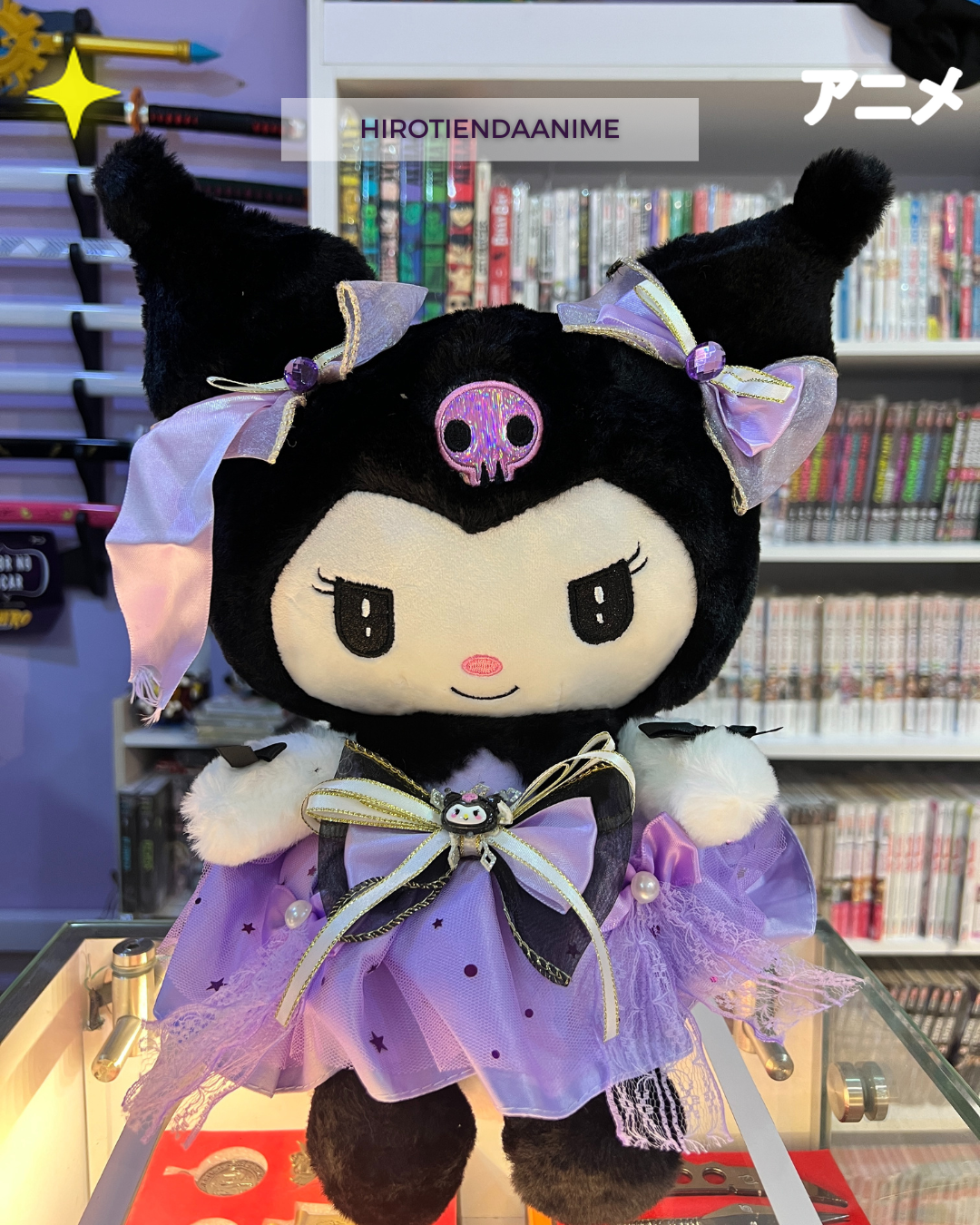Peluche Kuromi Gotica