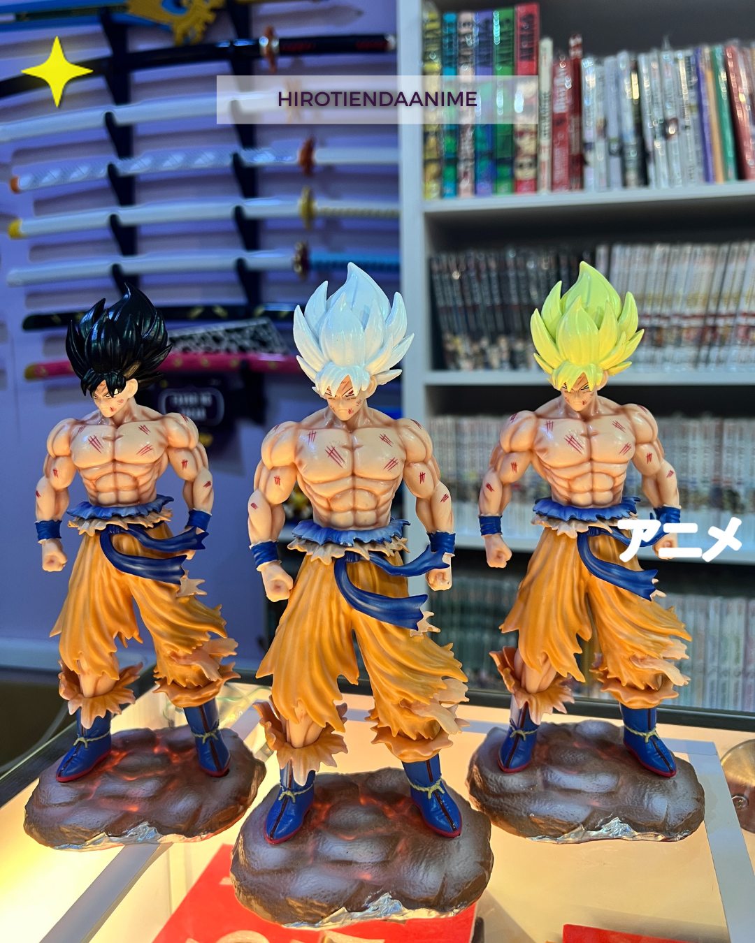 Figura Goku Transformaciones - Dragon Ball