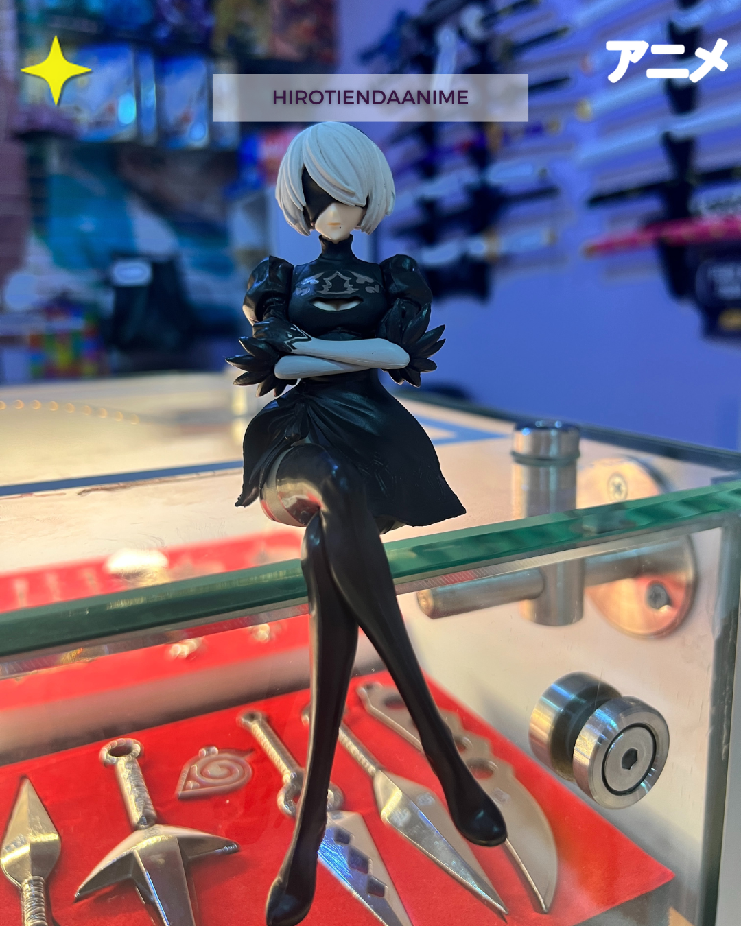 Figura 2B Sentada - Nier Automata