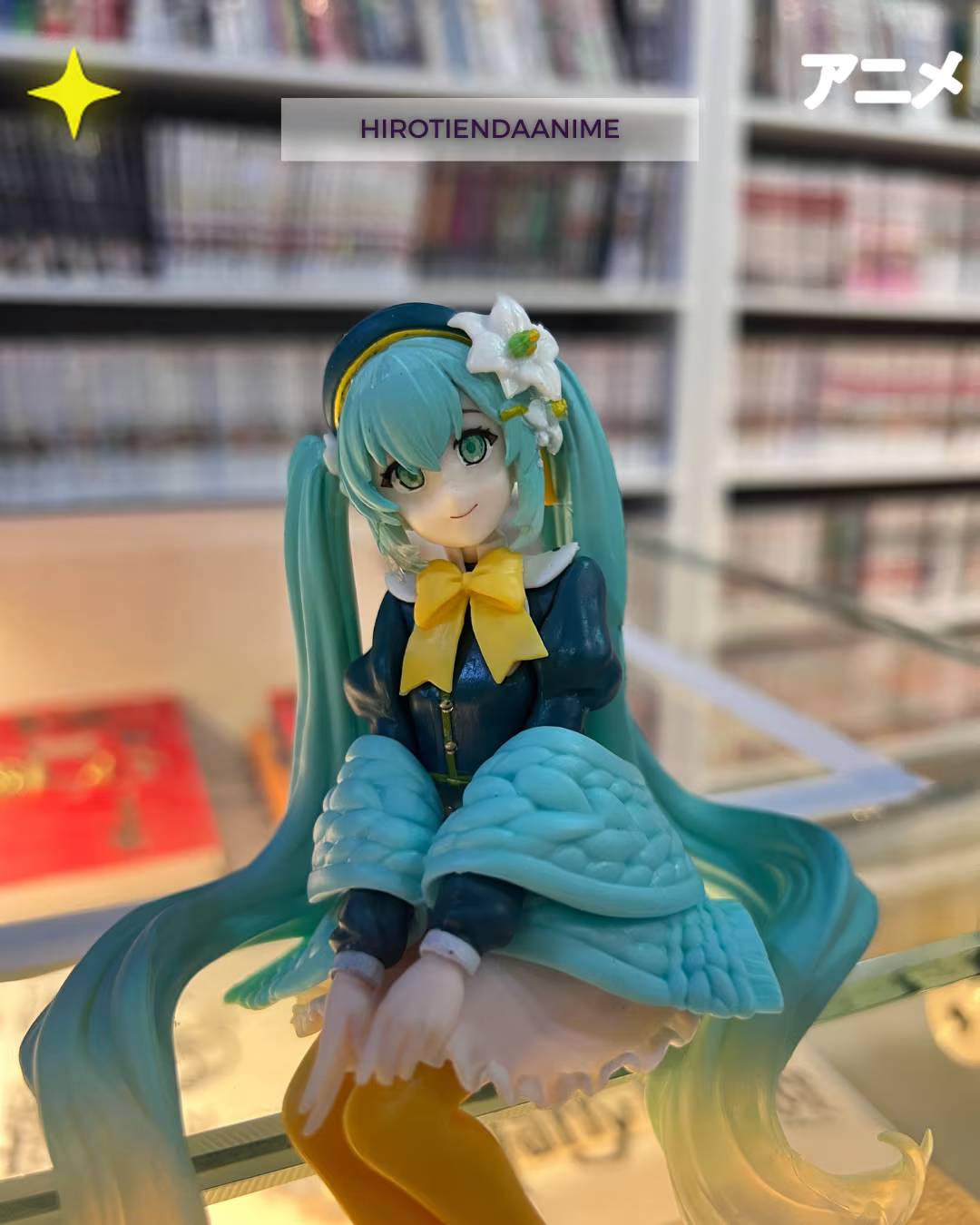 Figuras Hatsune Miku Sentada - Vocaloid
