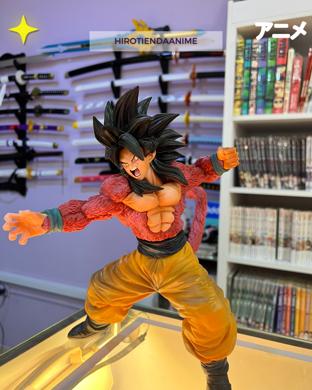 Figura Goku SSJ 4 - Dragon Ball