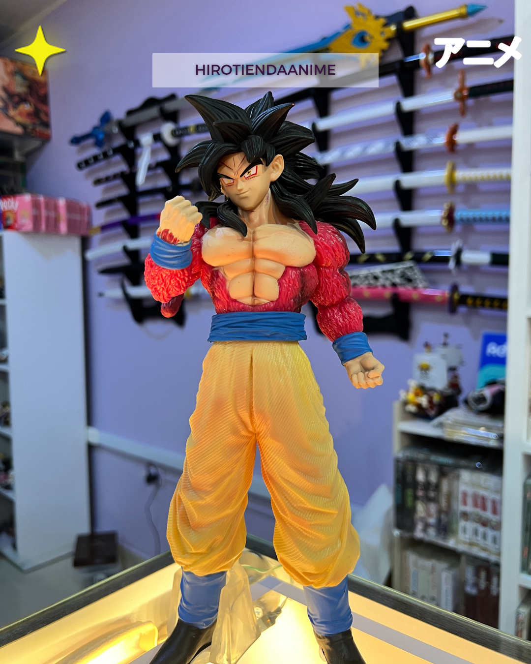 Figura Goku SSJ 4 - Dragon Ball