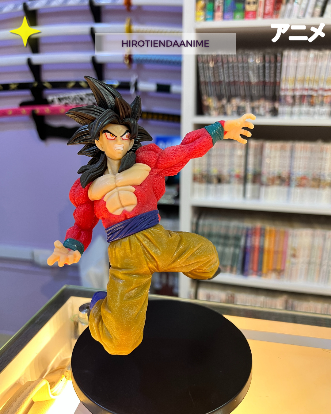 Figura Goku SSJ4 - Dragon Ball