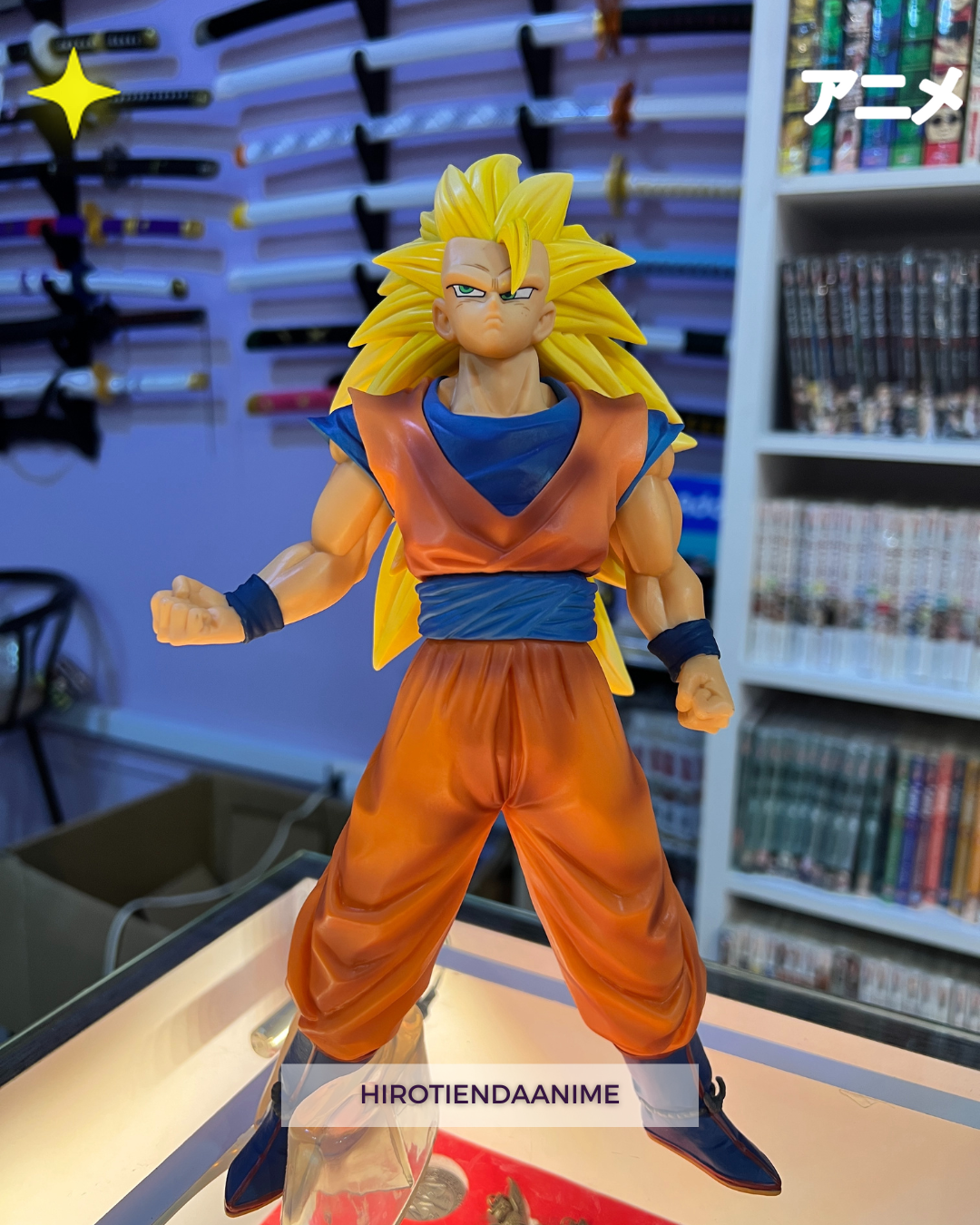 Figura Goku SSJ 3 - Dragon Ball