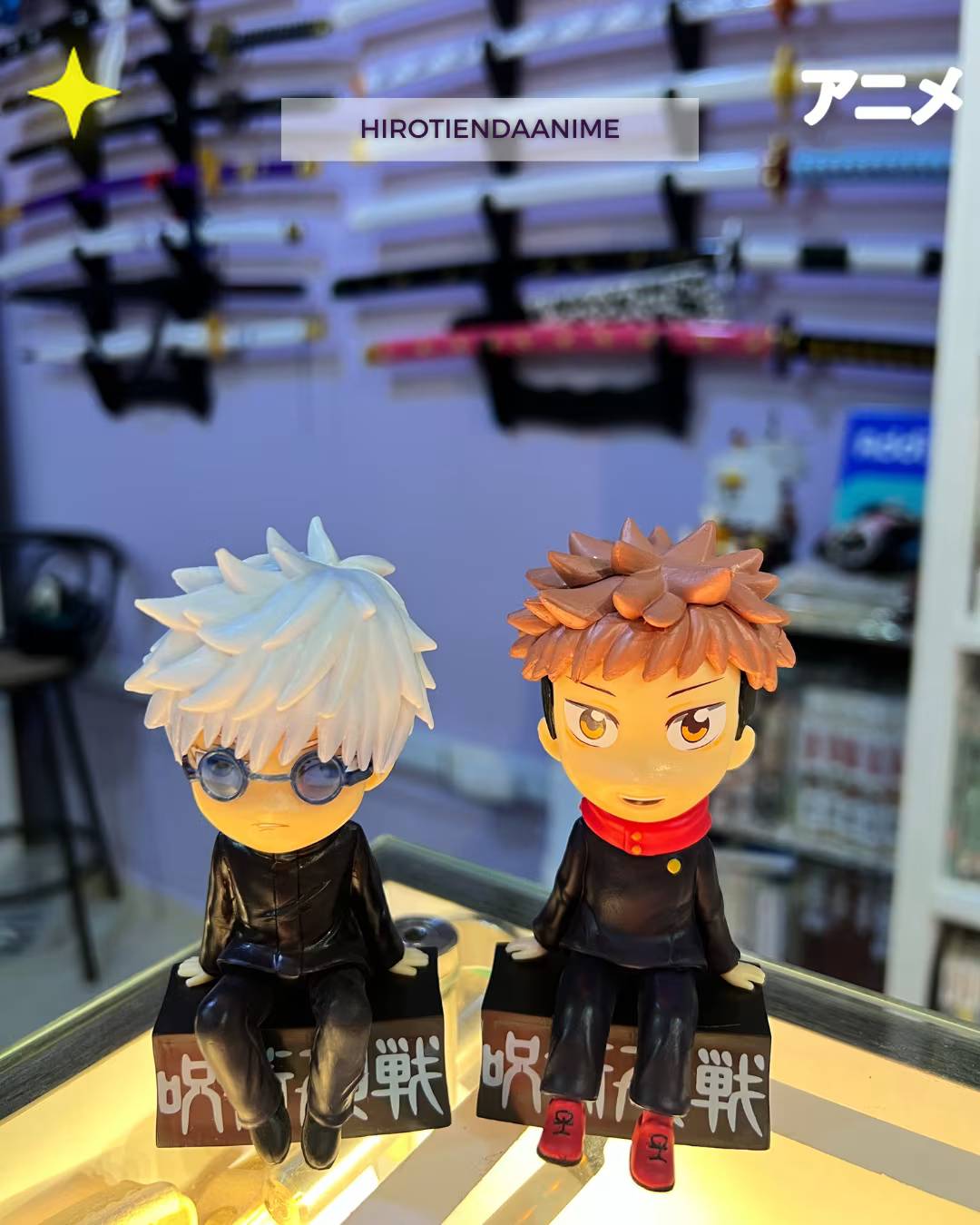 Figura Satoru Gojo y Yuji Itadori - Jujutsu Kaisen