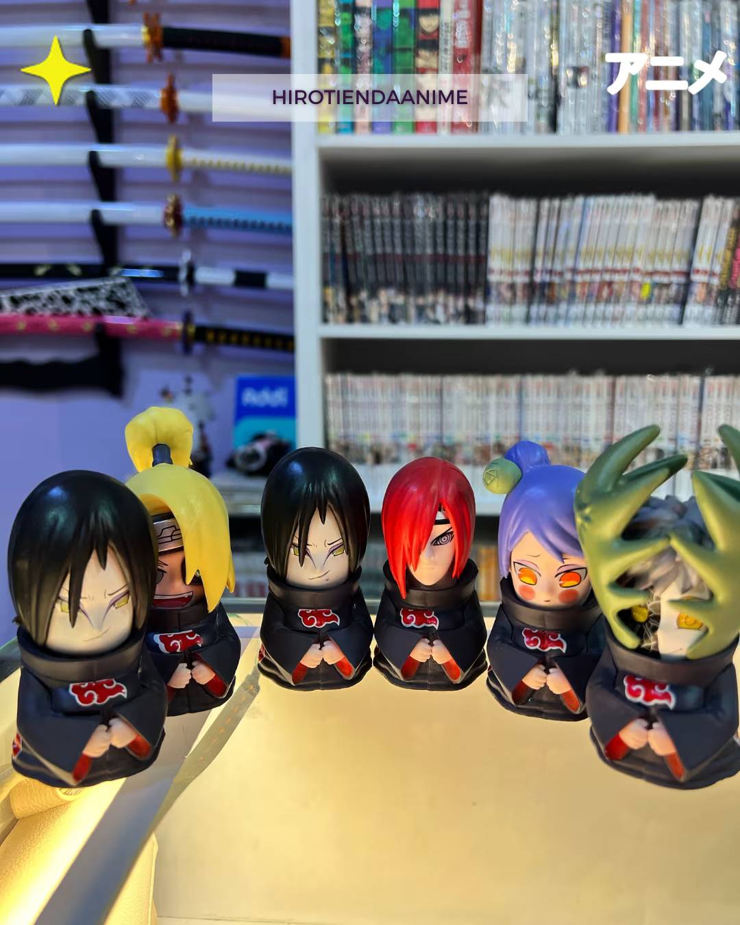 Figuras Organizacion Akatsuki - Naruto