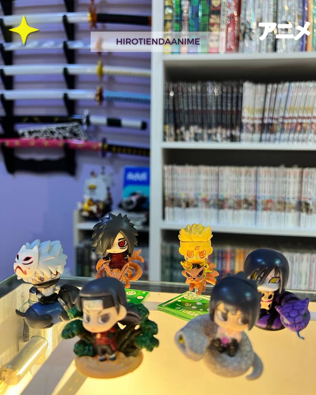 Set Figuras Naruto