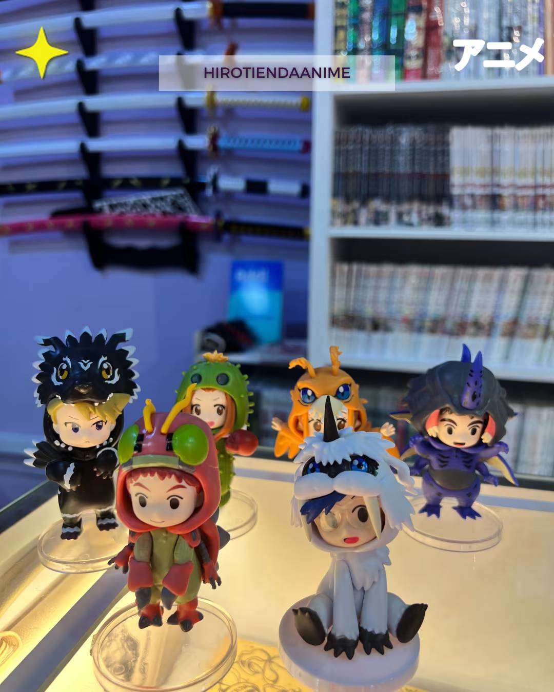 Figuras Digimon Chibi