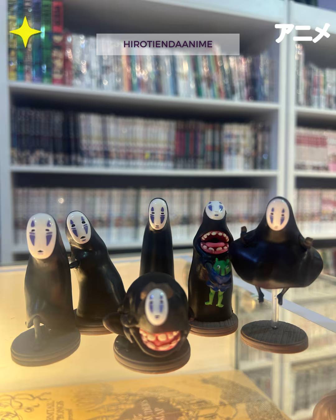 Set Figuras Sin Rostro - El Viaje de Chihiro