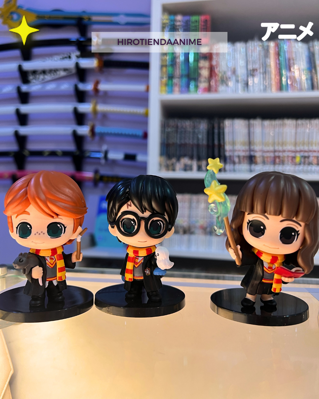 Set Figuras Chibi Harry Potter