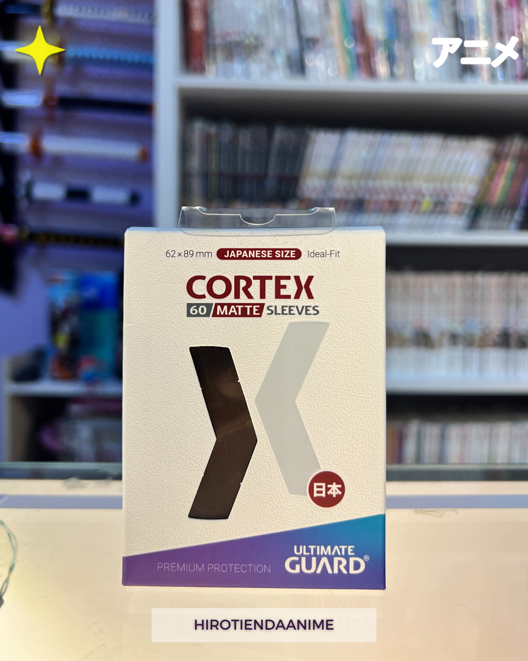 Fundas Protectores para Cartas TCG – Ultimate Guard Cortex Matte (Japanese size)