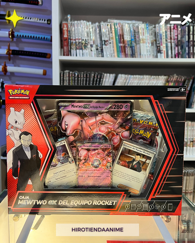 Caja de Colección Mewtwo ex del Equipo Rocket - Pokémon TCG💜