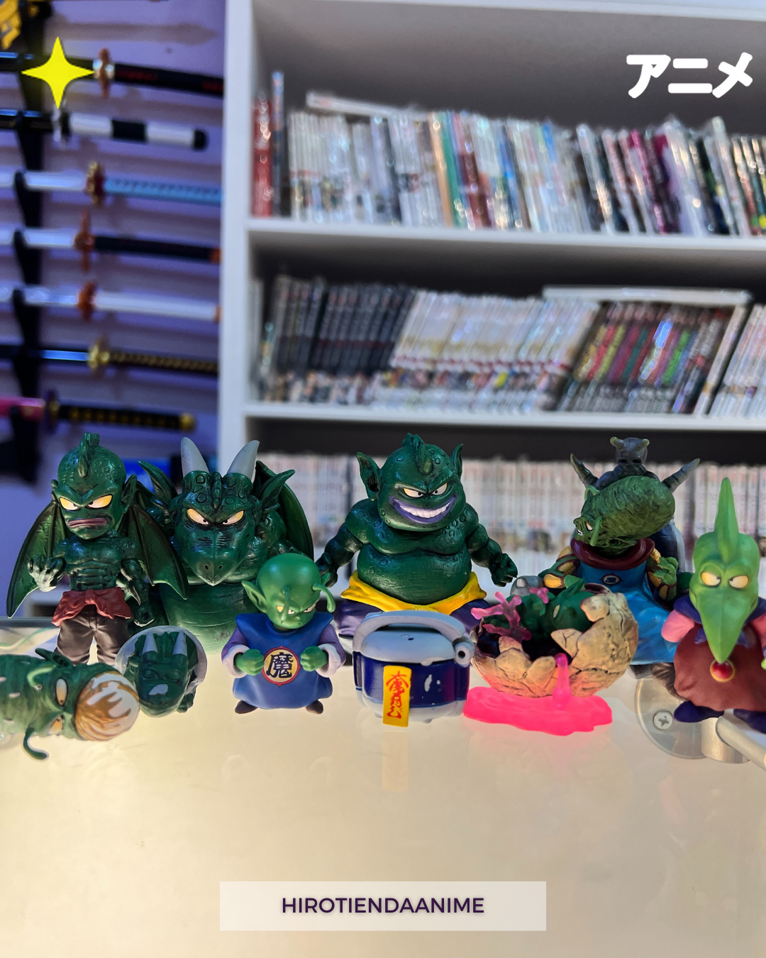 Set Completo de Villanos de la Saga del Gran Rey Demonio Piccolo