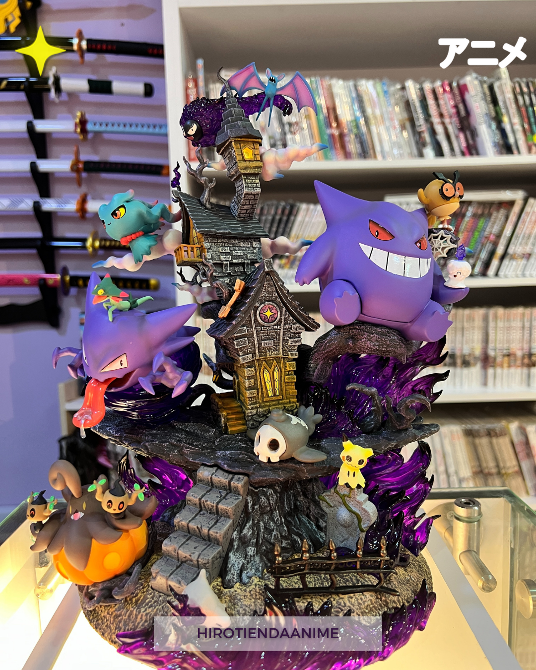 Diorama Pokémon: Gengar y la Mansión Embrujada 👻