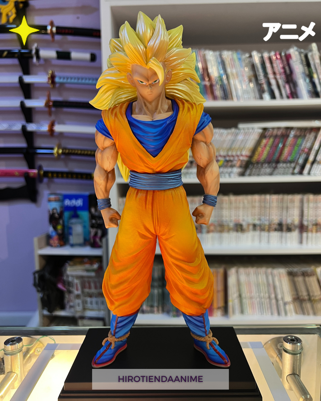 Figura Goku Super Saiyan 3- Dragon Ball