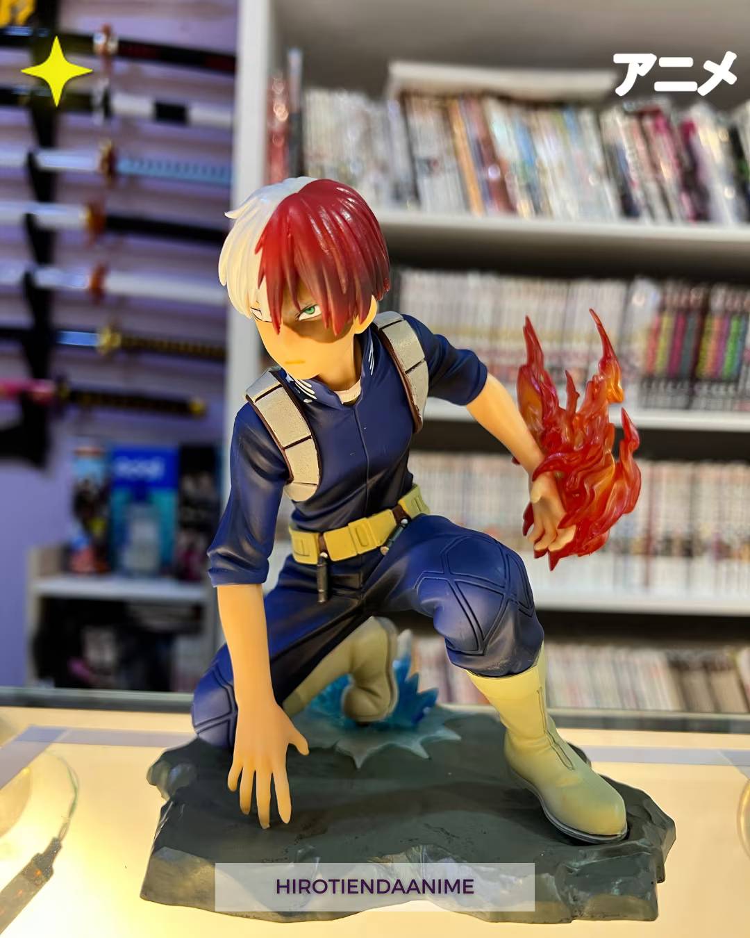 Figura Shoto Todoroki: El Poder🔥❄️