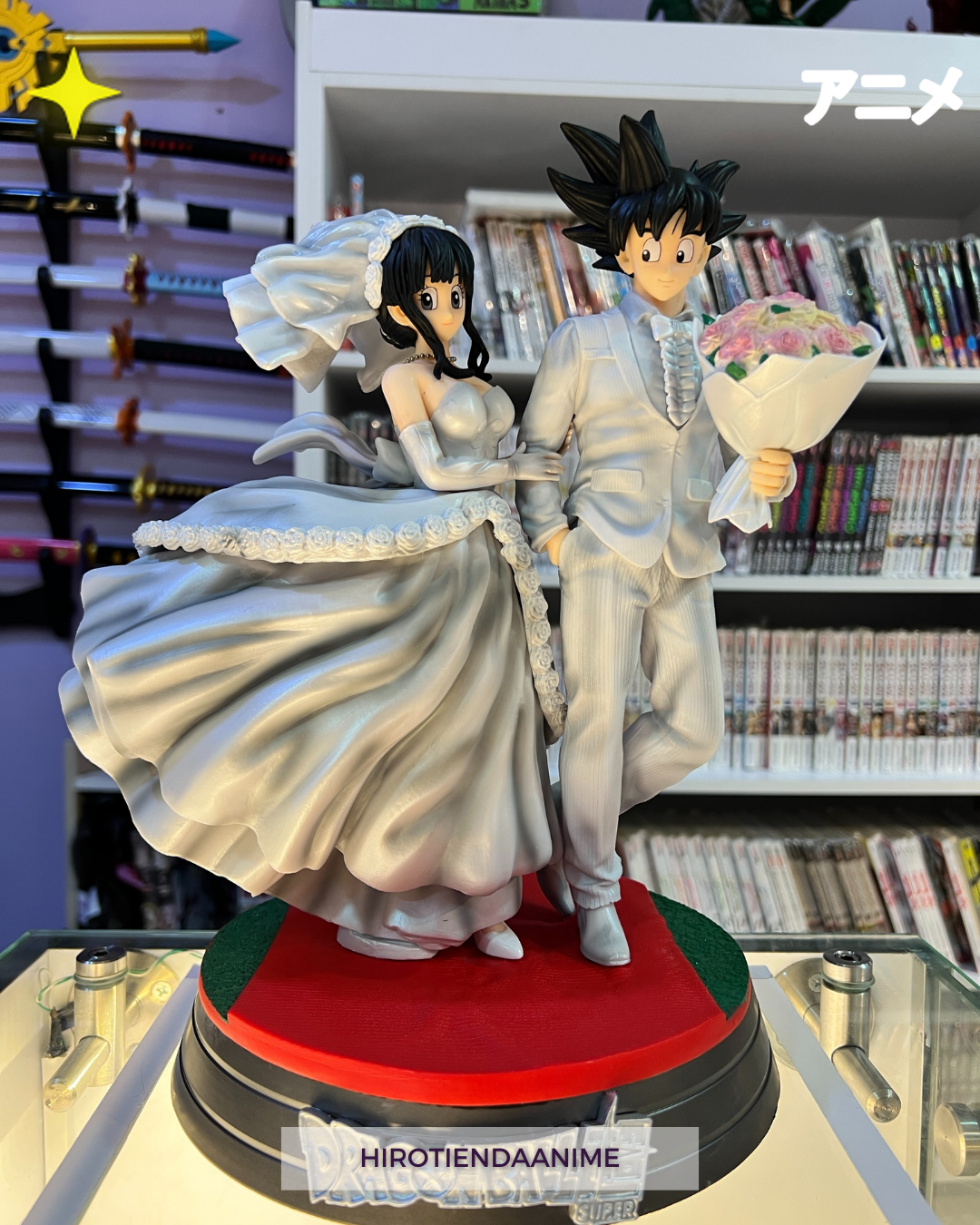 Figura Boda de Goku y Milk-Dragon Ball Z💍