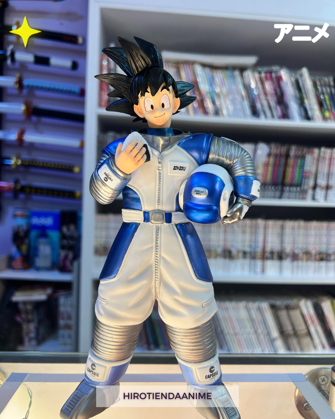 Figura Son Goku Astronauta-Dragon Ball Z
