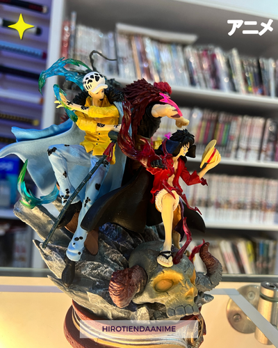 Figura Coleccionista: Luffy &amp; Eustass Kid-One Piece