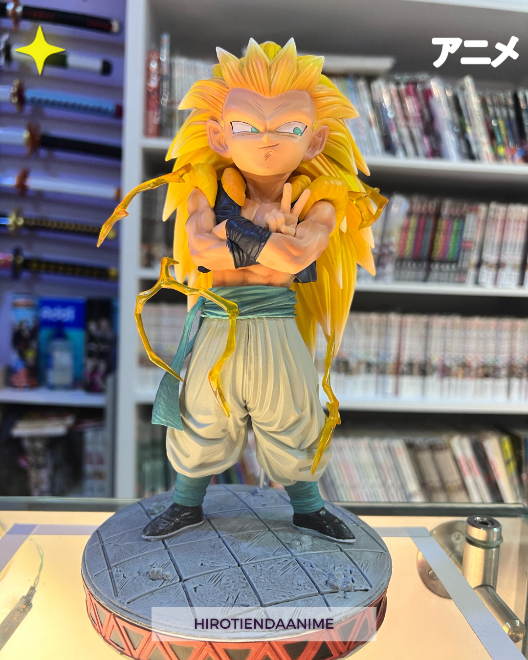 Figura Gotenks Super Saiyan 3-Dragon Ball