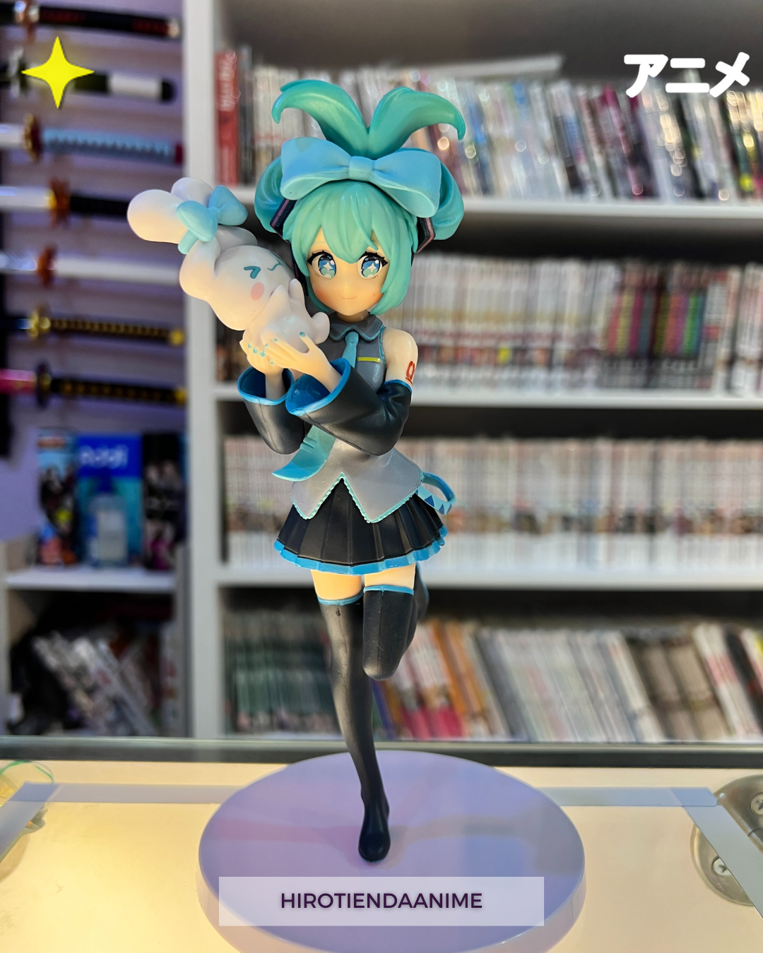 Figura Hatsune Miku x Cinnamoroll