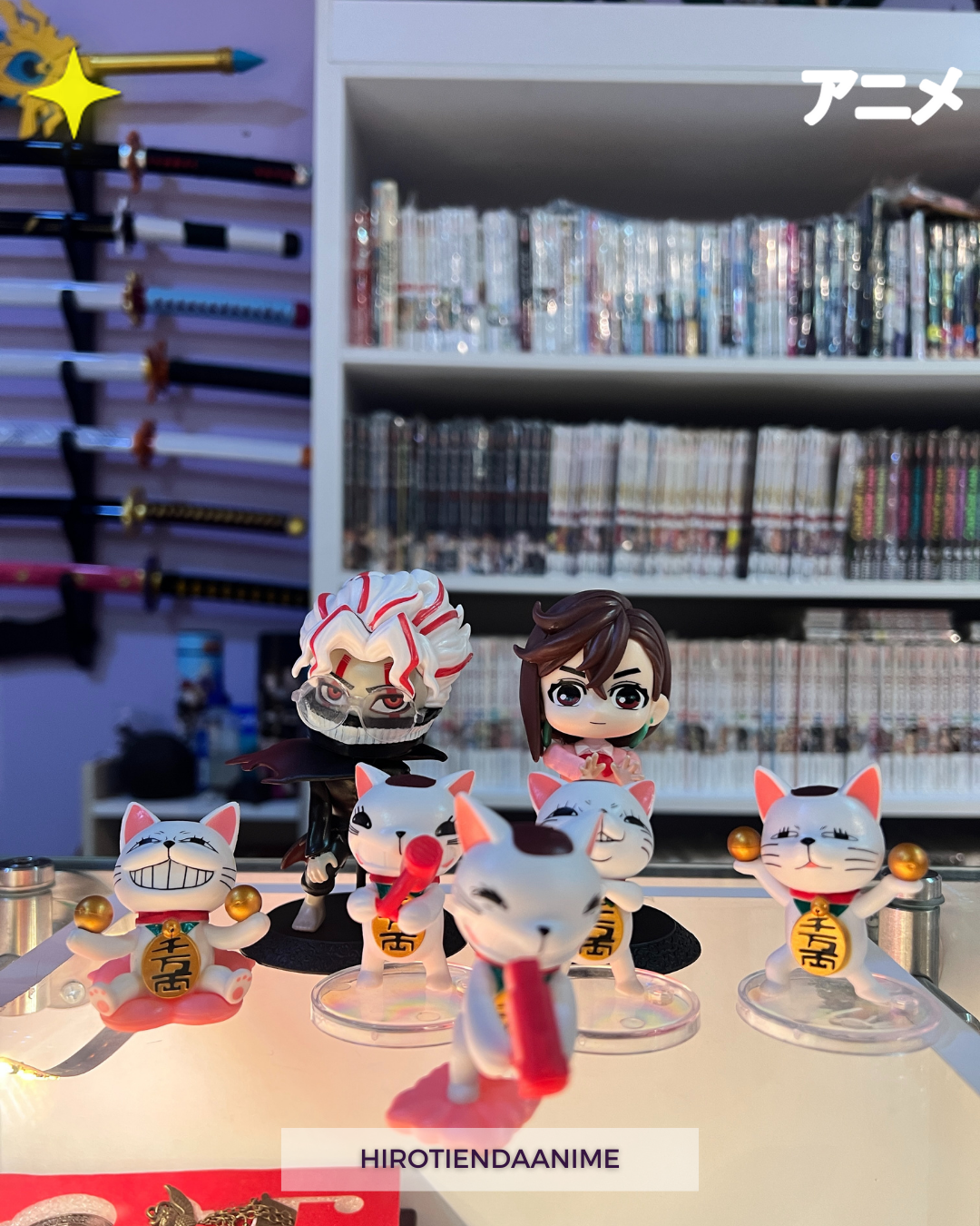 Set de Figuras Dandadan: Momo, Okarun y la Turbo Abuela