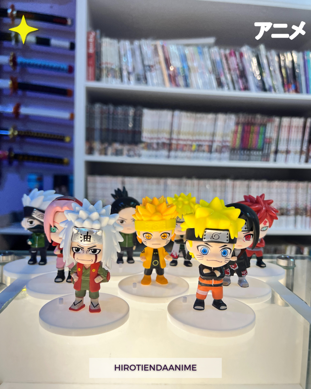 Set de Figuras Naruto Shippuden – Colección Chibi