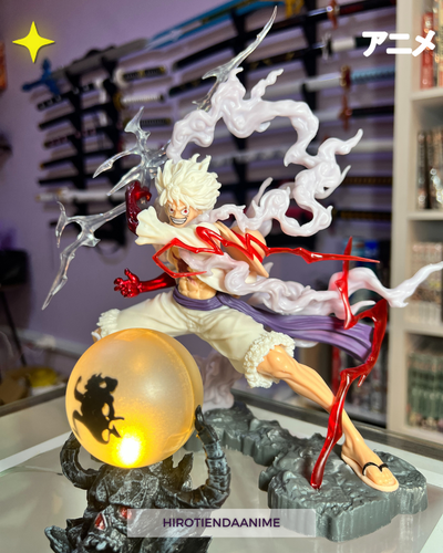 Figura Monkey D. Luffy Gear 5 – One Piece ⚡🌙