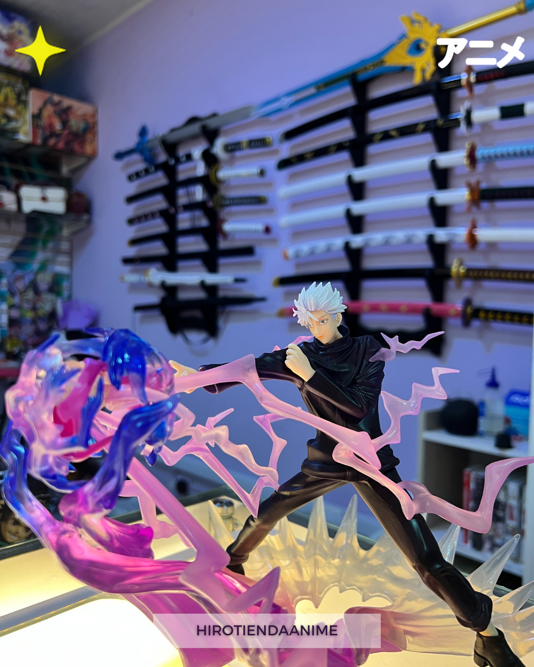 Figura Satoru Gojo - Edición Técnica Púrpura