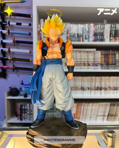 Figura Gogeta Super Saiyan con Halo – Dragon Ball Z ✨🐉
