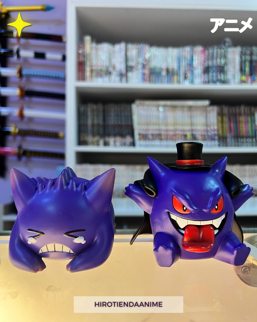 Figuras Gengar: Dualidad Fantasmal-Pokemon