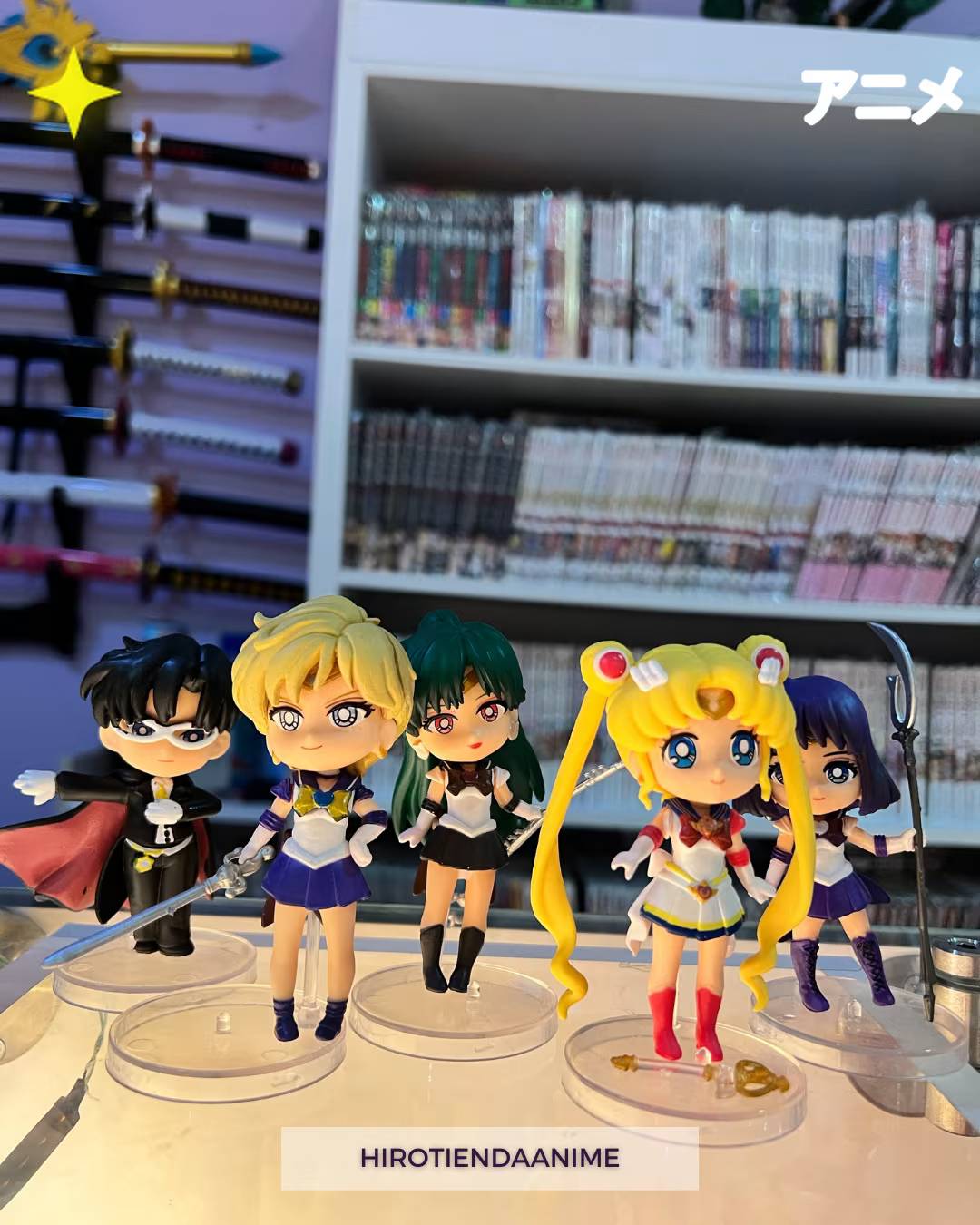 Set Figuras Coleccionable Sailor Moon