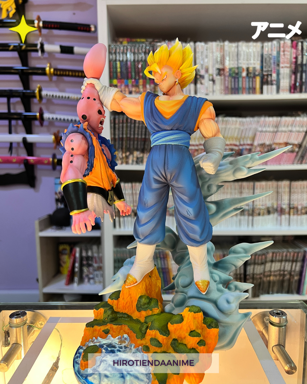 Figura Super Vegetto vs Majin Buu-Dragon Ball