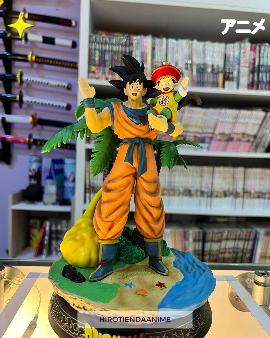 Figura Goku y Gohan Kid - Especial Dragon Ball Z