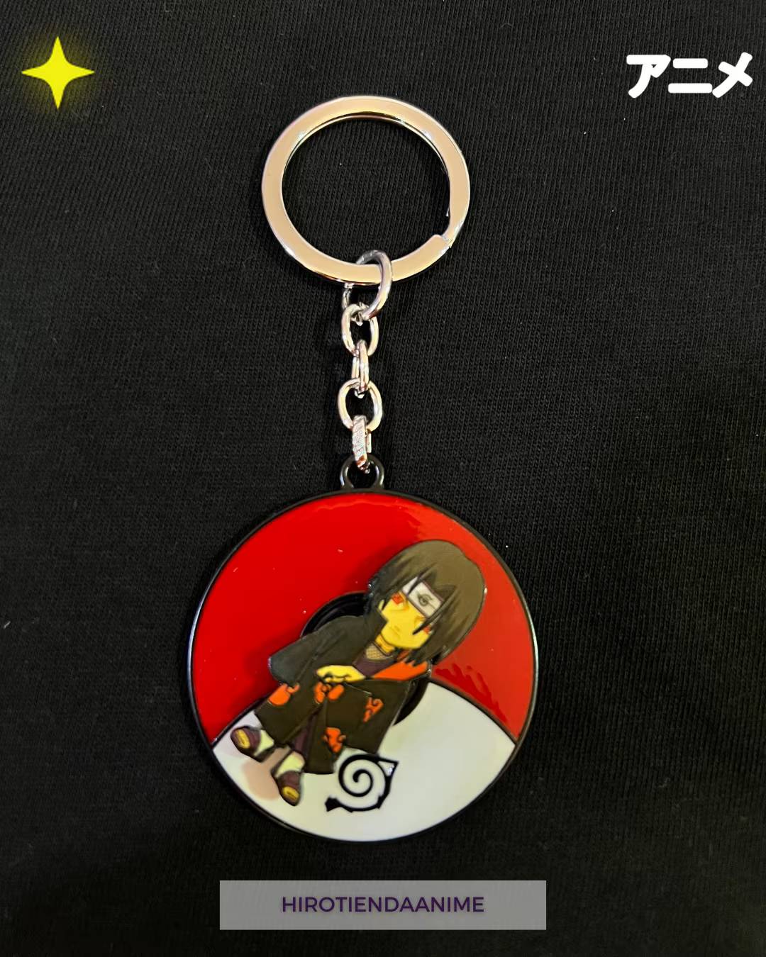 Llavero Spinner Itachi Uchiha-Naruto