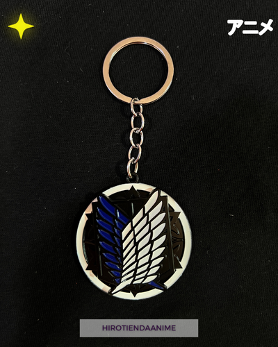 Llavero Spinner Attack on Titan - Alas de la Libertad