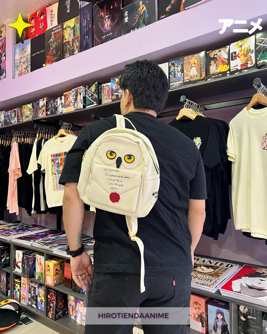 Morral Harry Potter Buho– Hedwig carta de hogwarts