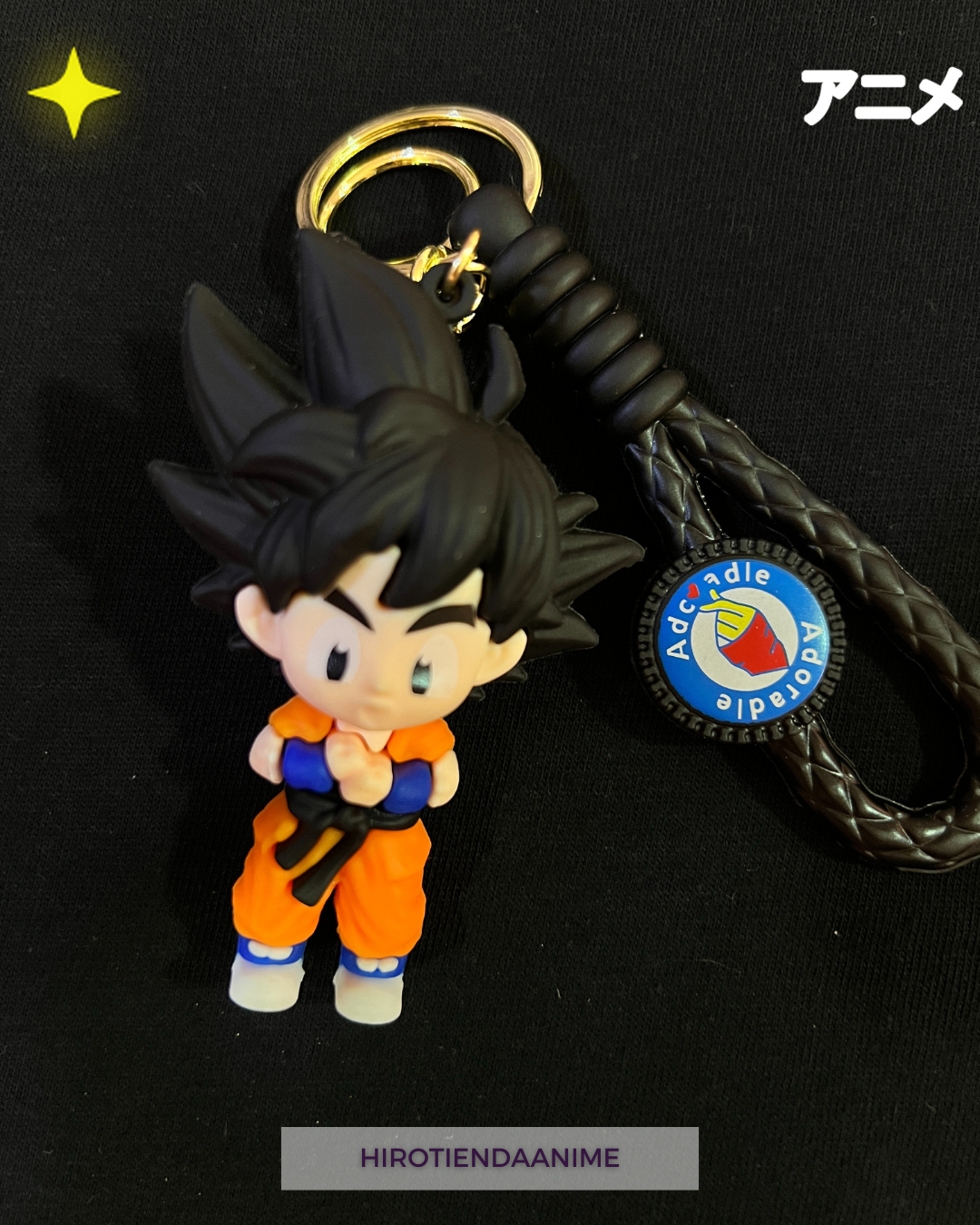 Llavero Goma Goku Niño - Dragon Ball Z